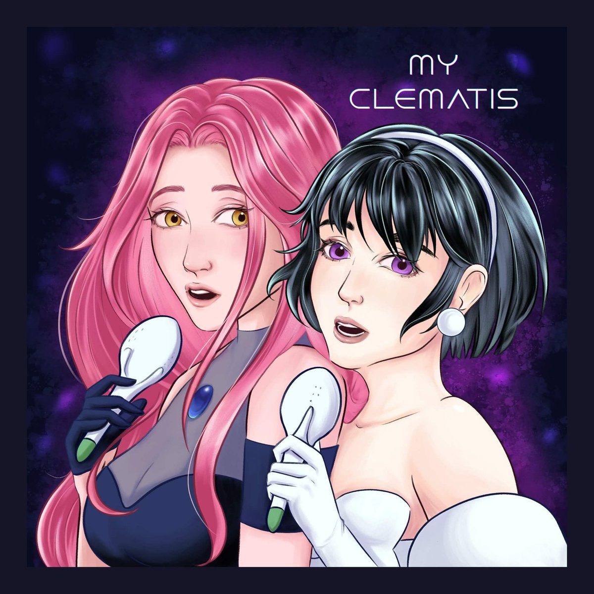 MellyGates's tweet photo. I’VE STARTED SELLING MERCH! I’ll be adding more for Alien Stage and other fandoms in the coming weeks! These two deserved better 😭 #alnst #mizisua #alienstage #mizi #sua https://t.co/zTnTY4jxBu