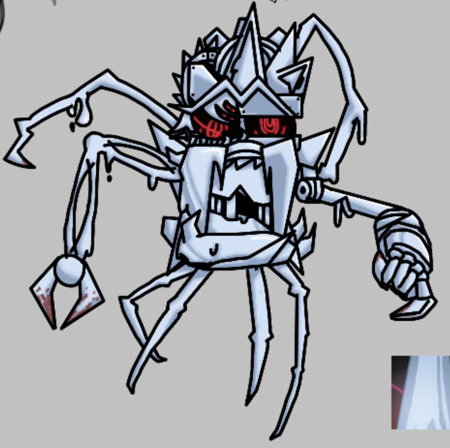 RetinaNapalm's tweet photo. one of my first #exeoc's Osiris.BAT 
modding platform oddity based on the metal virus and Mecha sonic mk.2 https://t.co/dbGPU4pTxr