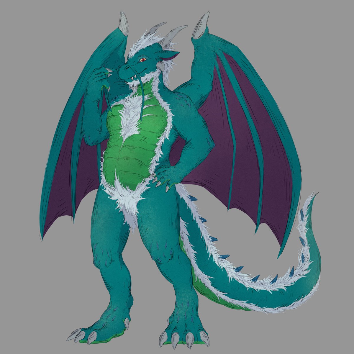 oriorus's tweet photo. And immediately after the feral version, it's time for the anthro version ! Again, a commission by miqotegirl (FA / bsky) who did an amazing job on both versions ! Thank you again 🐉❤️ https://t.co/HjXGYv56yp