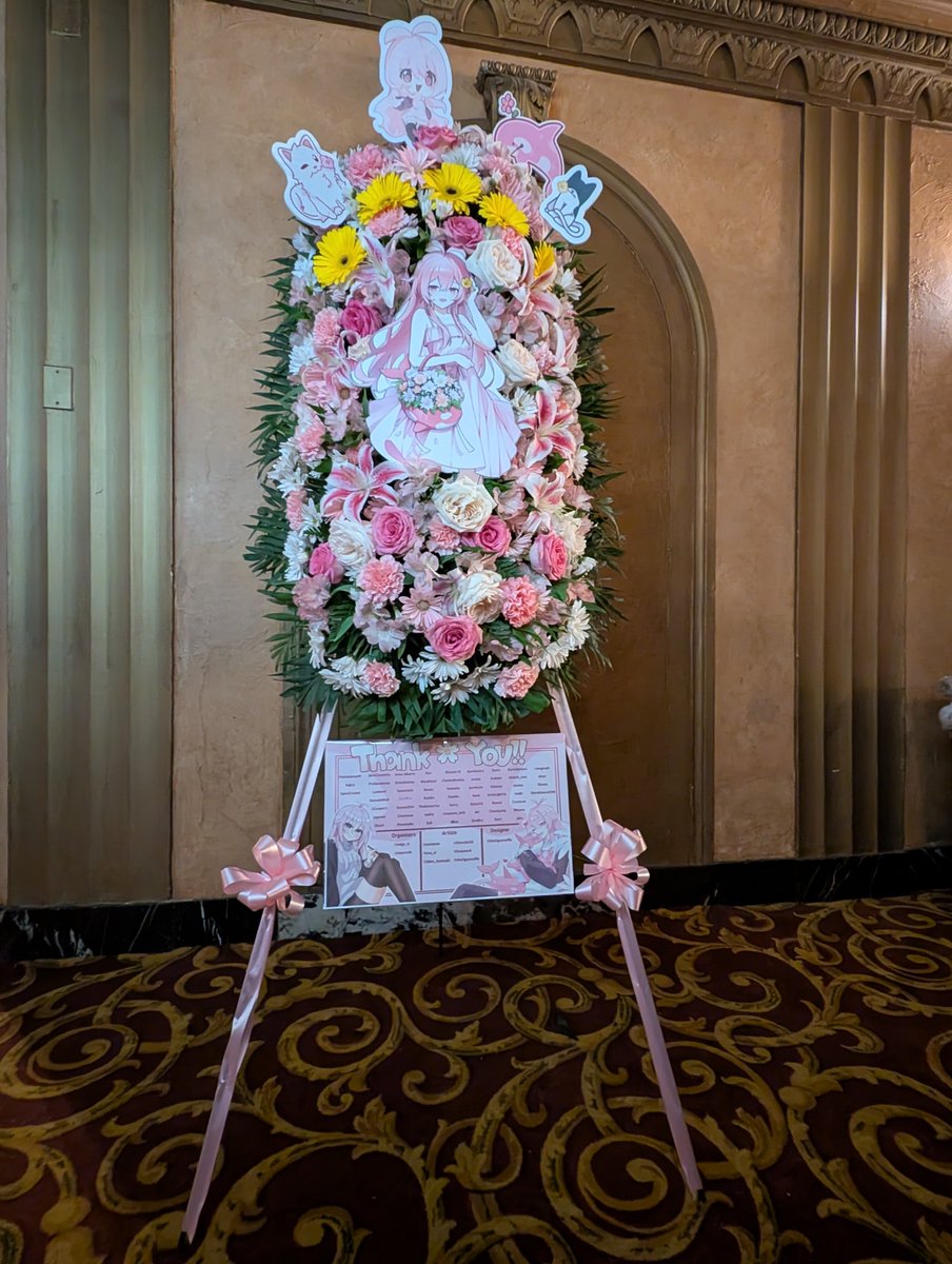 edgy_tt's tweet photo. We organized a flower stand for Shachi for Skyline Serenade!! Thank you to everyone who helped make this possible, whether it was helping organize the project, donating, or contributing art!! Full credits in the replies!! #SkylineSerenade #shachimu https://t.co/nNfRg1HoTx