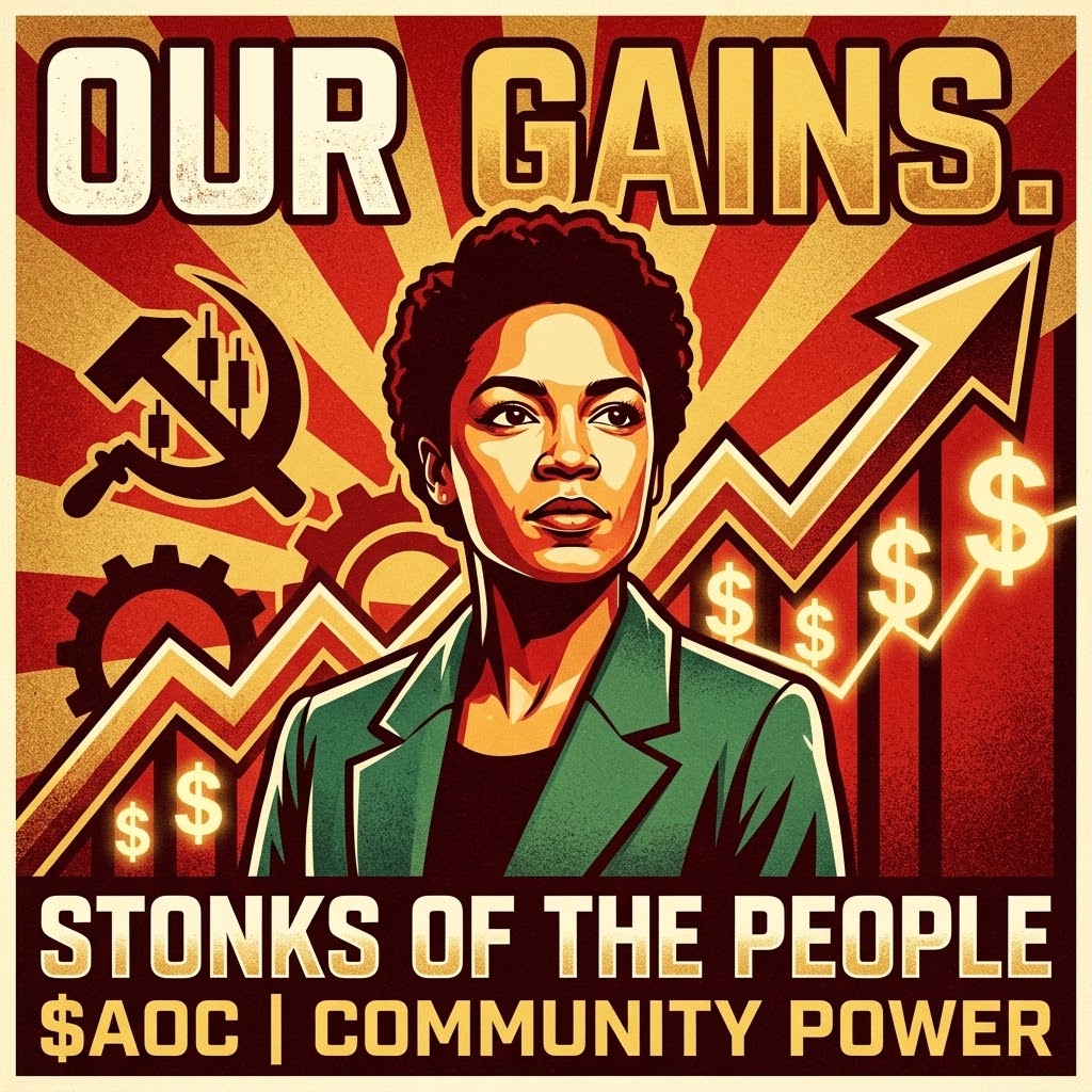 ComradeA0C's tweet photo. @WatcherGuru Should Comrade AOC ($AOC) launch on https://t.co/EPqZ2sLcnZ today or tomorrow? @pumpdotfun #Solana #PumpFunGems $AOC #Memecoin https://t.co/MKYq0swzEx