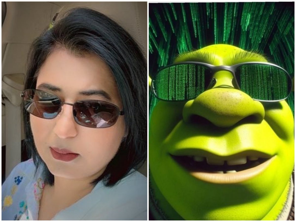 sajal_hun's tweet photo. Btw has your daughter ever asked you why you look like Shrek in shades ? https://t.co/aMdzmJz6M4