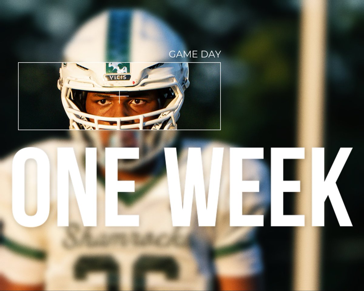Trinity_HSFB's tweet photo. ONE MORE WEEK ☘️🏈📅 https://t.co/Eu7OwZCfVr
