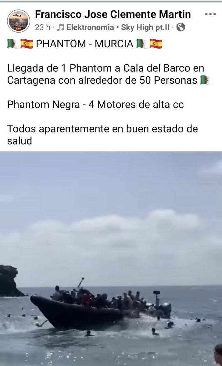 Pirana_dusahara's tweet photo. @Santi_ABASCAL ¿Por qué los españoles tienen miedo de mencionar a Argelia mientras decenas de argelinos y africanos subsaharianos llegan a diario a las Islas Baleares y a las costas españolas, procedentes de las costas argelinas? https://t.co/VWVwBAsq2R