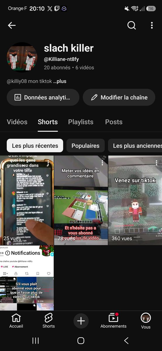 Killiane373783's tweet photo. Aller vous abonné stp https://t.co/PWRukjtSfO