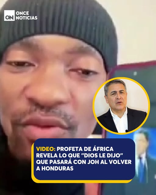 canal11hn's tweet photo. 🟡|😯 "Dios me mostró su futuro", asegura un profeta sobre JOH. 😱
¿Qué le espera al expresidente tras su regreso a Honduras? 🙏
VIDEO AQUÍ: https://t.co/7ZF65rgZKR
#JOH #Profecía #Expresidente #Nacional https://t.co/O1AcAsAouH