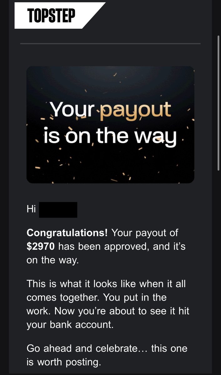TritonTrades's tweet photo. $3000 payout approved from @Topstep 

took a whopping 12 hours to complete it

$49 investment for a $3k payout. 60x ROI

"impossible bro" 🤣 https://t.co/9A0EzjnJeL