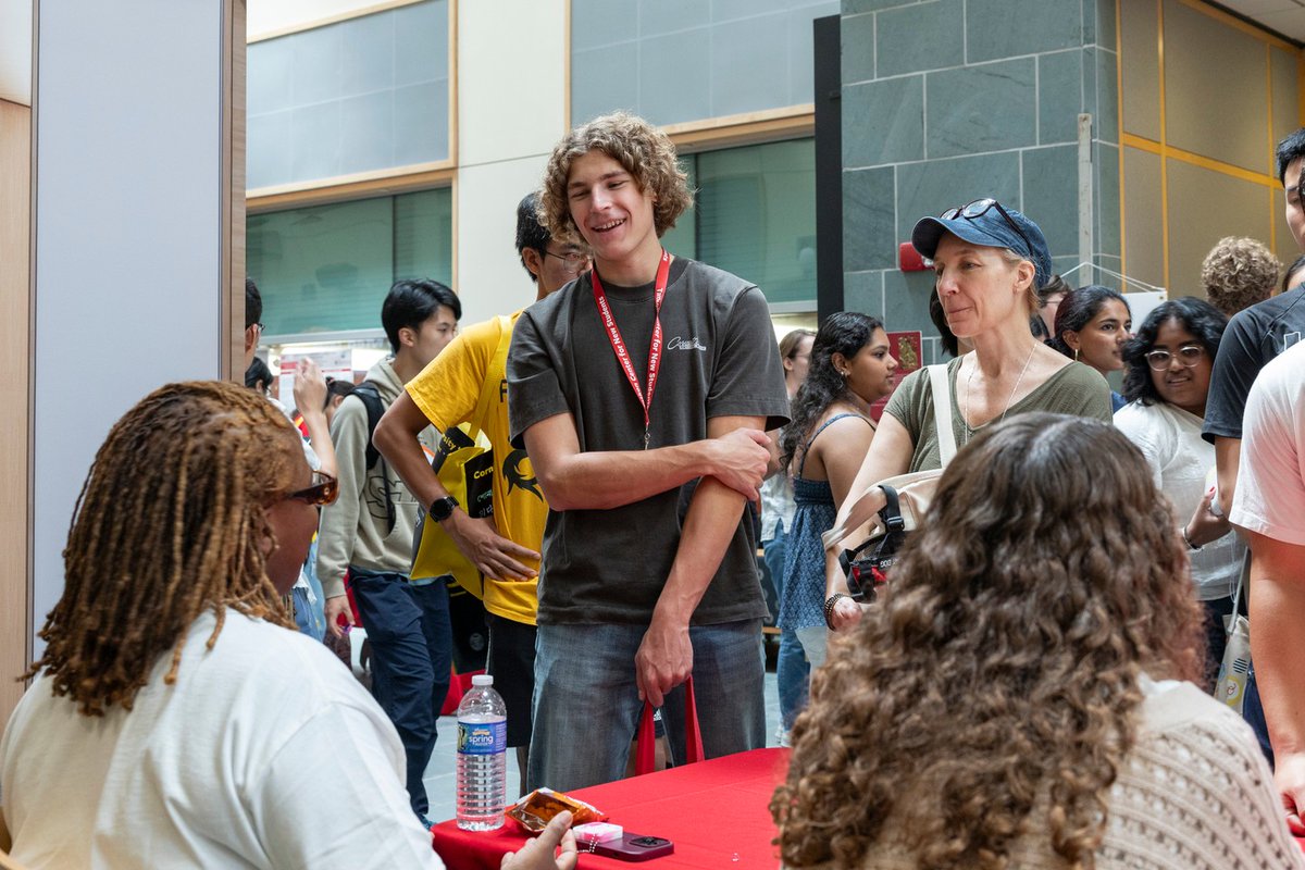 Cornell's tweet photo. Big Red scenes from around campus as we welcome our newest Cornellians to the Hill. https://t.co/54yHyqqZL5