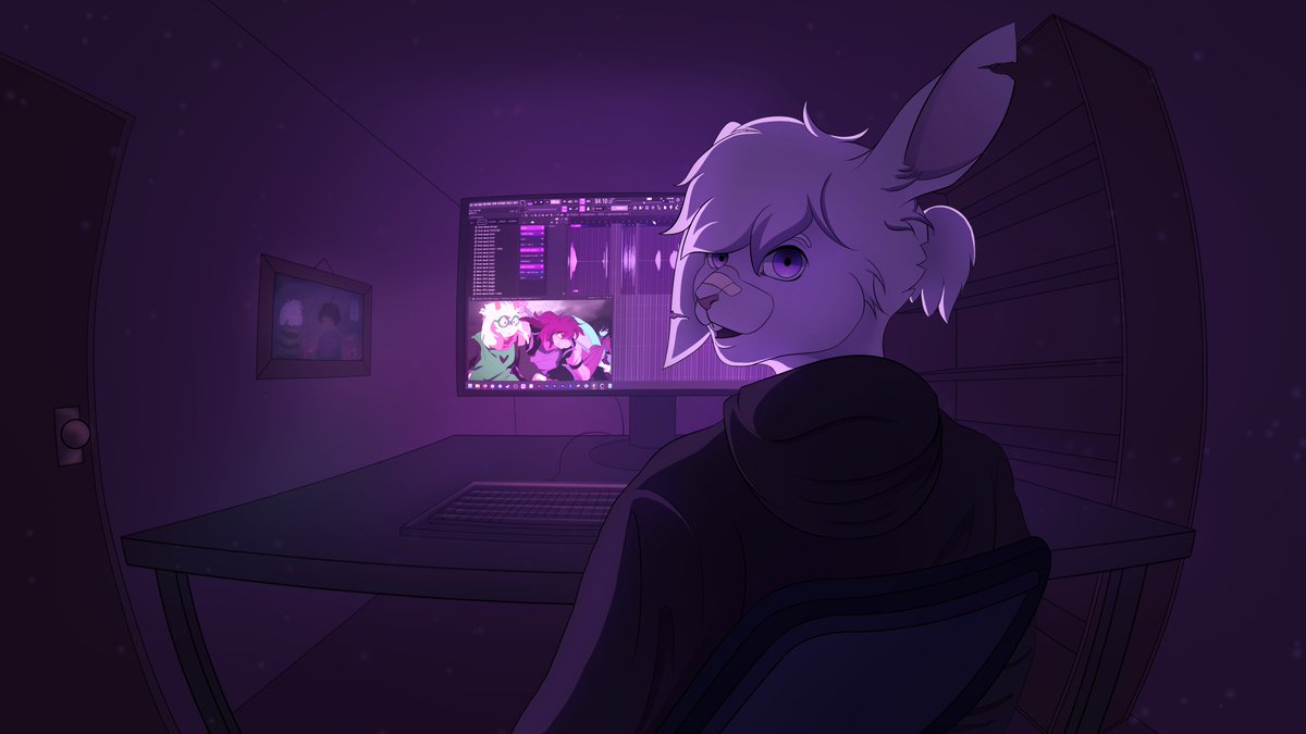 DspNick's tweet photo. birthday drawing I made for @MrRaccoonII https://t.co/uOuZKGlS6m