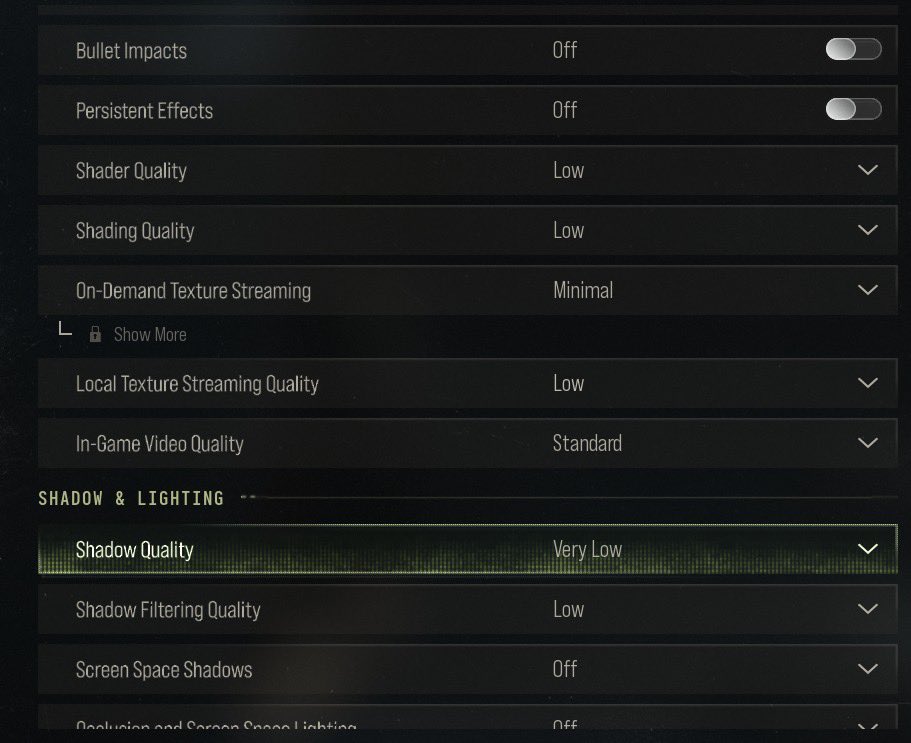 MasonReact's tweet photo. NEW BEST MW4 BETA GRAPHICS SETTINGS 📈  ( Max FPS )

Apply these settings after downloading the beta today for the best FPS results and overall performance! https://t.co/uRdArWKj36