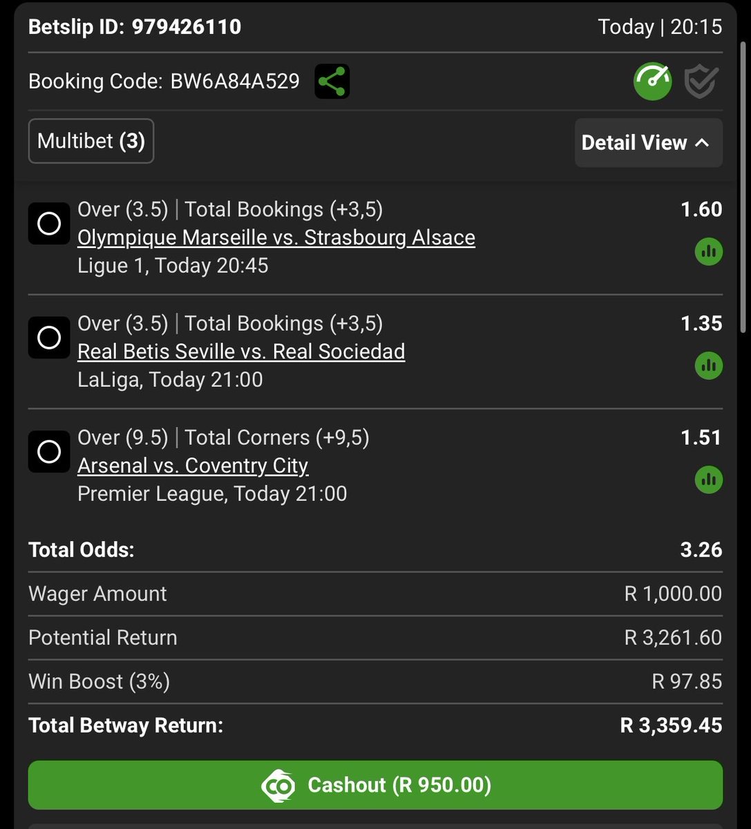BtcDank's tweet photo. 🔥 FIRST BET OF THE SEASON 🔥
We’re back. ⚽️📈
3 picks. 3.26 odds.
R1,000 → R3,359.45 potential return 💰
Let’s see if we can start the season with a bang. 👀
🎟️ Code: BW6A84A529
Follow @thebenchmarkai — football intelligence is only getting started. 🧠⚽️
18+ | Gamble responsibly.