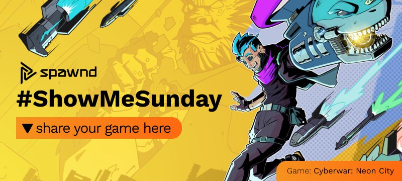 spawndgg's tweet photo. Happy #ShowMeSunday! 🌟

Devs, this is your spotlight!
Share what you’ve been creating and let the community see your work! https://t.co/8wlPQ2ndel