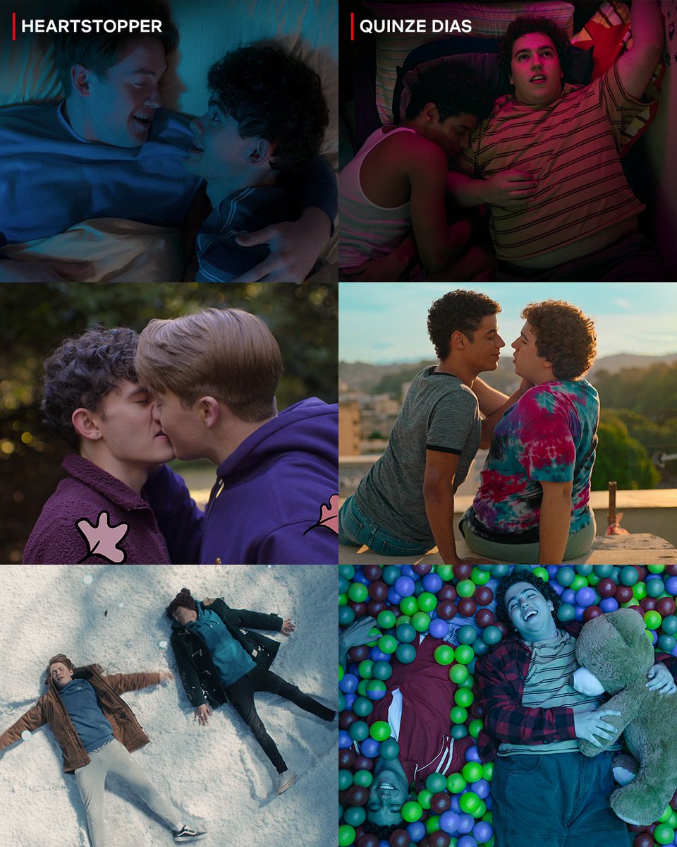 NetflixBrasil's tweet photo. Heartstopper e Quinze Dias pra sempre. 💜🍂 https://t.co/tXE1BpIgIx