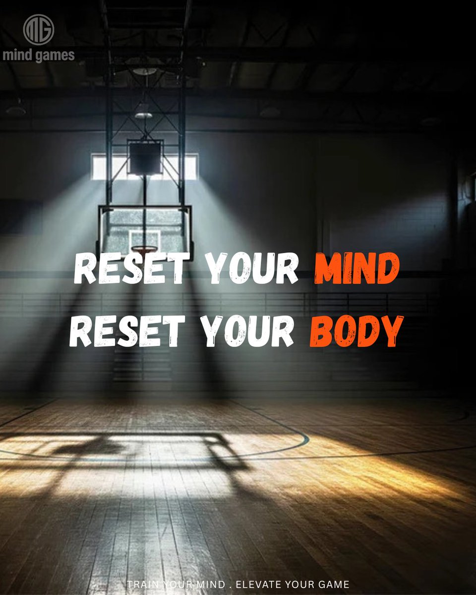 MindGamesAth's tweet photo. FACTORY RESET FRIDAY
Put the ball down. 
Walk away from the court. 
Recovery is just as important as reps. 
See you Monday!
#MindGames #basketball #factoryresetfriday https://t.co/psaiKKGwYB