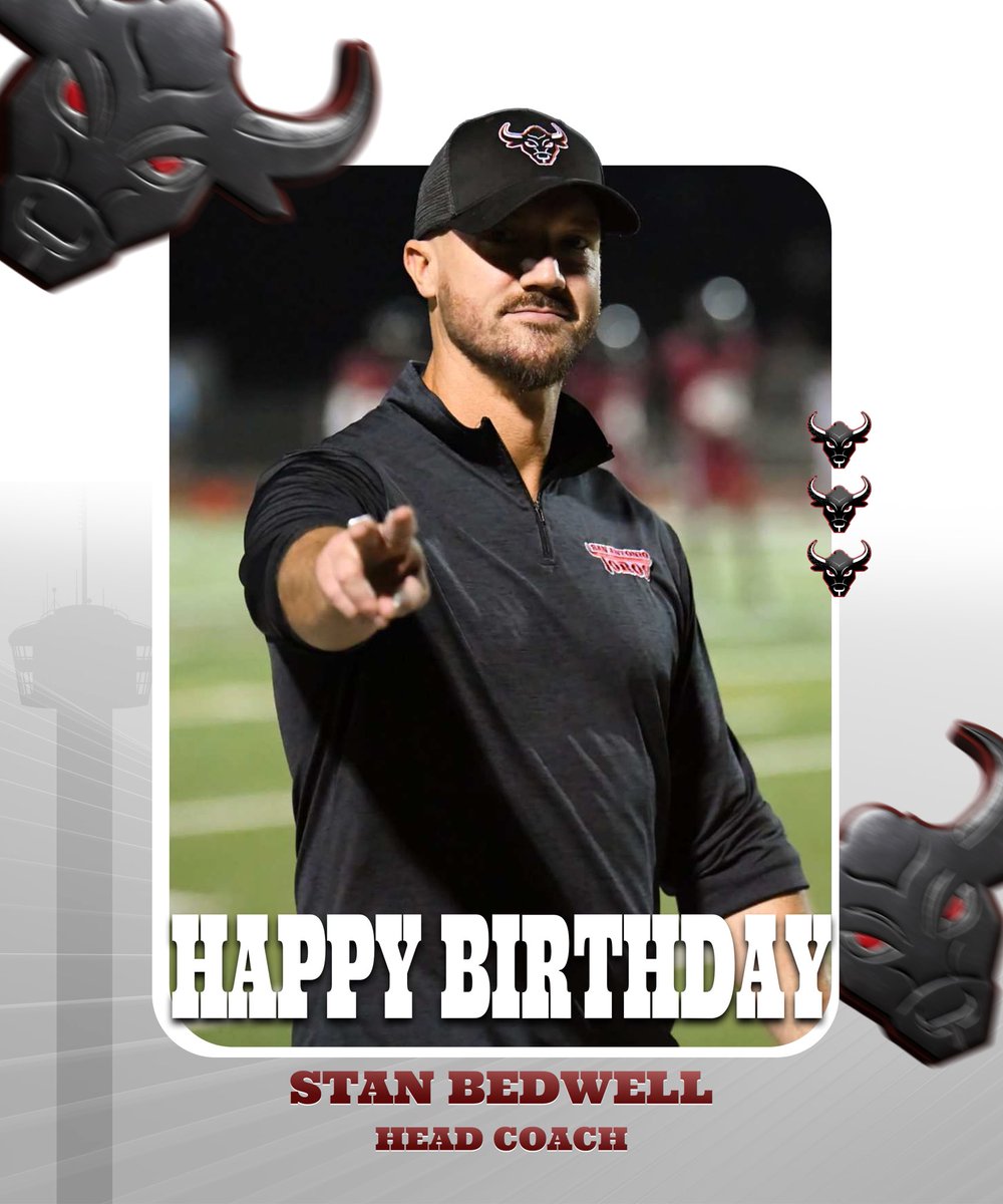 CoFLToros's tweet photo. Happy Birthday to our Head Coach @stanbedwell 🎉🥳
#vamostoros #sanantonio #happybirthday #sanantoniotoros https://t.co/yso9wt5n7J