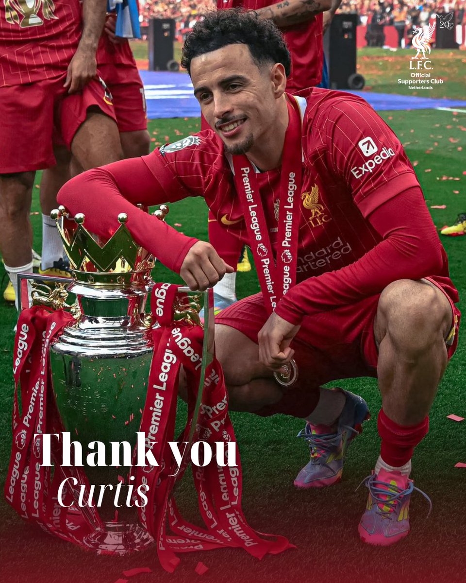 OLSCNetherlands's tweet photo. 🇳🇱 Bedankt voor alles, Curtis. Van de Academy tot meer dan 200 wedstrijden voor Liverpool.

🇬🇧 Thank you for everything, Curtis. From the Academy to more than 200 appearances for Liverpool.

YNWA ❤️

📷 @liverpoolfc
#olsc #olscnetherlands #liverpoolfc #curtisjones #jones https://t.co/CZbRmvlOzJ