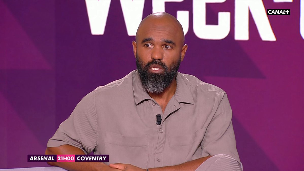 PLFrance_'s tweet photo. LES PRONOS DE FLORENT SINAMA-PONGOLLE 🇫🇷 POUR LA PREMIER LEAGUE 26/27 👀

🏆 Liverpool CHAMPION devant Chelsea
😬❌ Arsenal QUATRIÈME

📸 @CanalplusFoot