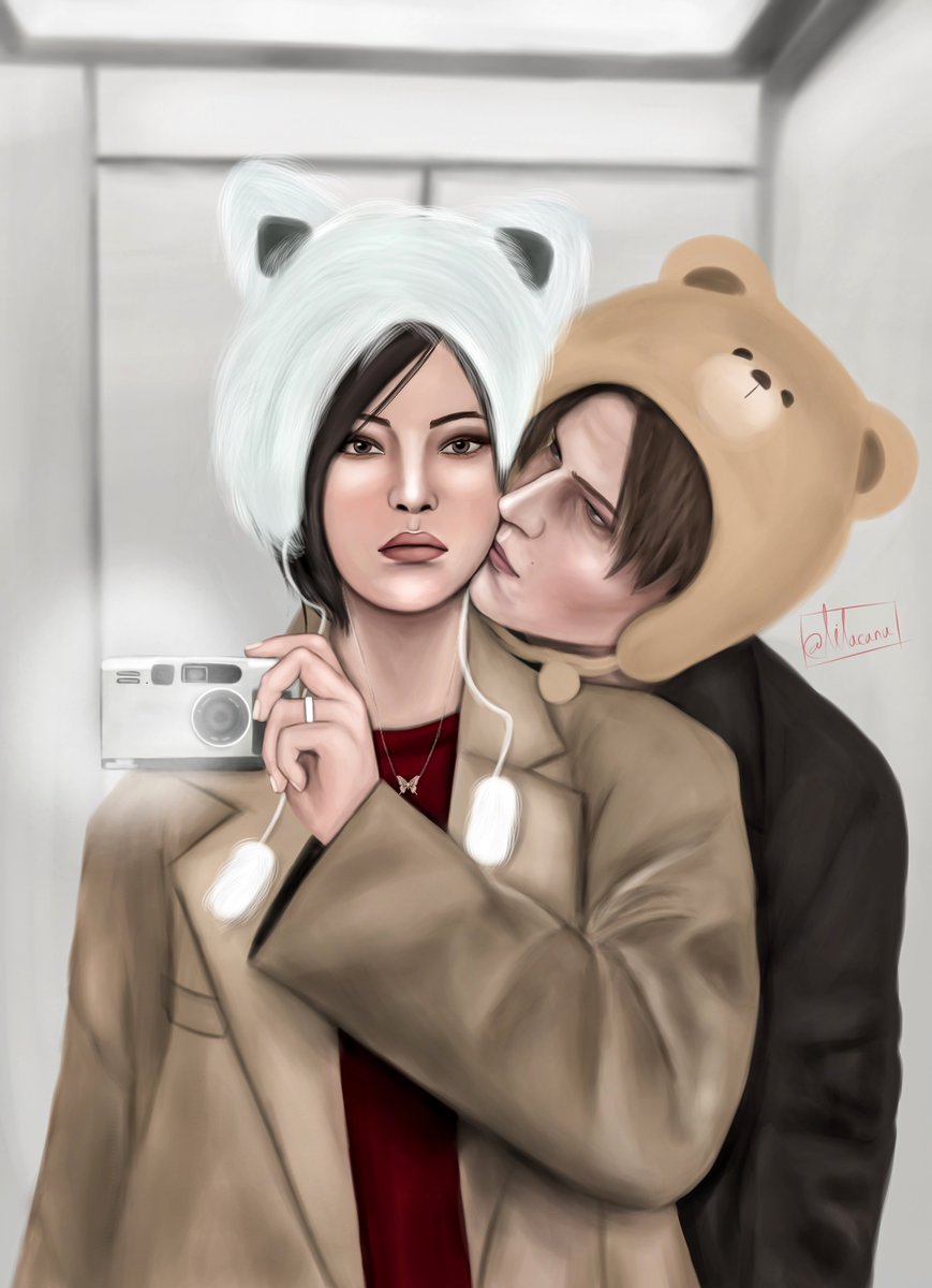 lilacanu's tweet photo. Feeling cute :3 
#residentevil #REBHFUN https://t.co/helK9Gxe8X
