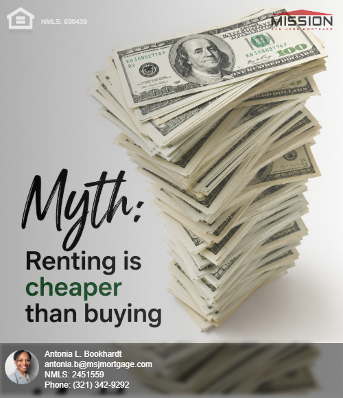 MLO_Antonia's tweet photo. 🏡 Myth: Renting is always cheaper than buying.
Homeownership can help you build equity and create long-term value. Ready to make the move? DM me! 🔑
.
#Mortgage #HomeBuying #RentVsBuy #BuyAHome #HomeLoan #RealEstate #DreamHome #LoanOfficer #HomeBuyer #Trending #Viral #FYP https://t.co/alAKFgviRR