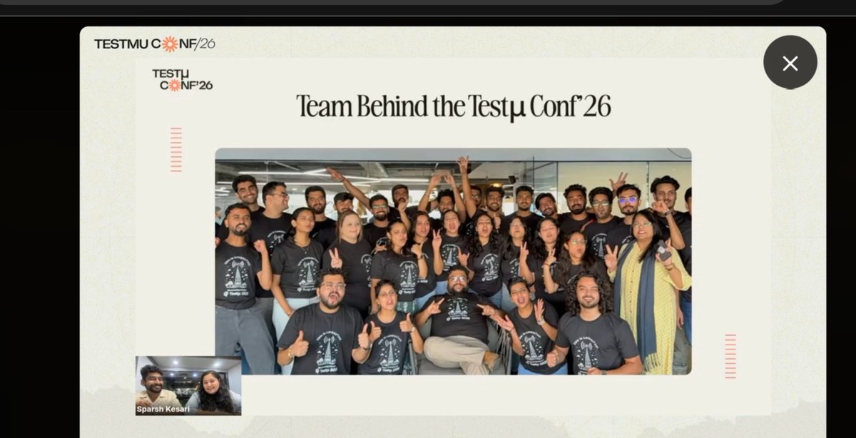 Web3_Divine's tweet photo. And just like thatโฆ #TestMuConf 2026 is decoded. ๐๐
3 days. 140+ speakers. 80+ sessions. 75,000+ registrations.
After following session after session, one thing kept becoming clearer:
The future of testing isn't simply about testing faster. It's about building systems that can reason, evaluate, adapt, and earn trust.
From agentic engineering and autonomous QA to custom agent evals, AI-powered impact-based testing, test intelligence, AI security, trust in AI-driven commerce, and the human side of the AI transition โ there was a lot to take in.
And what I loved most was how practical the conversations were.
Not just โAI is changing everything.โ
But how do we actually build, test, ship, and trust software in this new era?
Thatโs the question Iโm taking with me from #TestMuConf.
Huge respect to the speakers, organizers, partners, and everyone who showed up and contributed to the conversation. ๐
The conference may be over, but the work is just beginning.
Build. Verify. Ship. Learn. Repeat. ๐
See you at #TestMuConf 2027. ๐
#AI #QualityEngineering #AgenticAI #AITesting