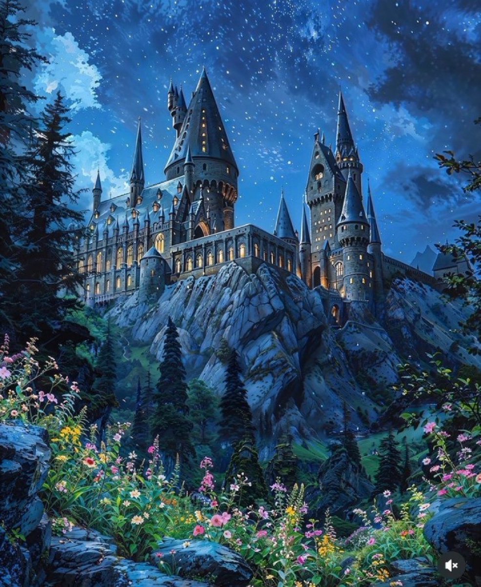 TheDailyHPotter's tweet photo. Hogwarts 🌙🏰 https://t.co/GQBM6pglLN