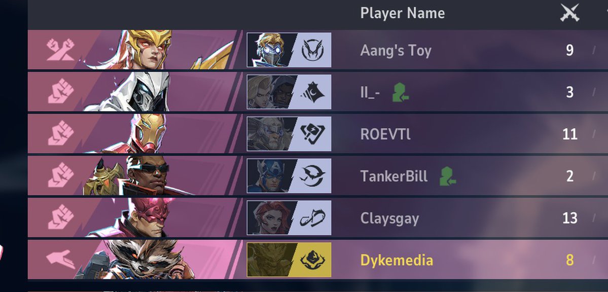 dykemedla's tweet photo. A role queue is needed cuz… https://t.co/CcpYmesT3P