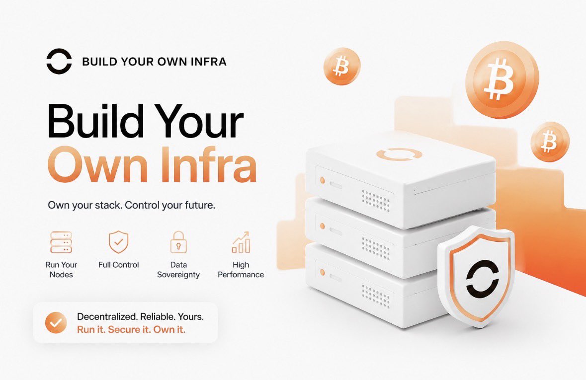 Dev7nsh's tweet photo. Your node. Your infra. Your control.

Run any node L1, validator, storage, AI, DePIN &amp; more.

Build. Run. Own. Scale.

#Web3 #Infrastructure #Nodes https://t.co/KZHVZEPL1p