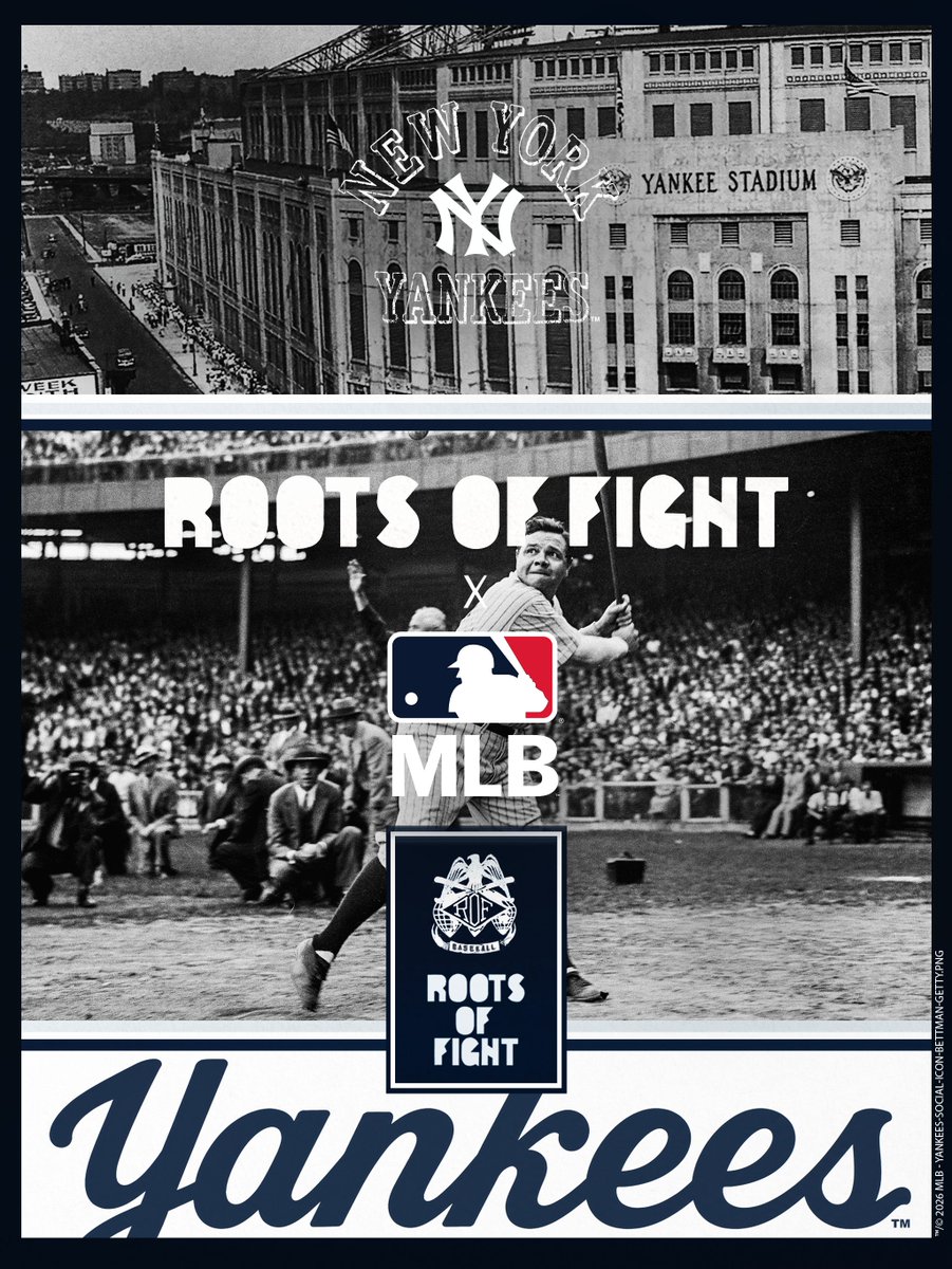 rootsoffight's tweet photo. 27 World Series titles. Forty-one American League pennants. Twenty-one AL East Division titles. And more memories that a fan can count

As part of our Major League Baseball capsule, we are thrilled to roll out our New York Yankees collection!

https://t.co/bxVuTekFZa https://t.co/fJbJ8Iwjhu