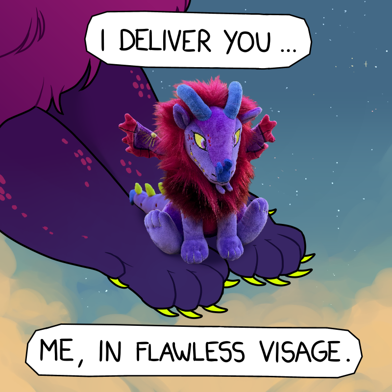 fishtrouts's tweet photo. (3/3) Grym has been in the works with Youtooz for over a year, and this beautiful, self-absorbed wyrm has finally clawed his way into the physical plane! 👑 https://t.co/42r7HN5uYN
