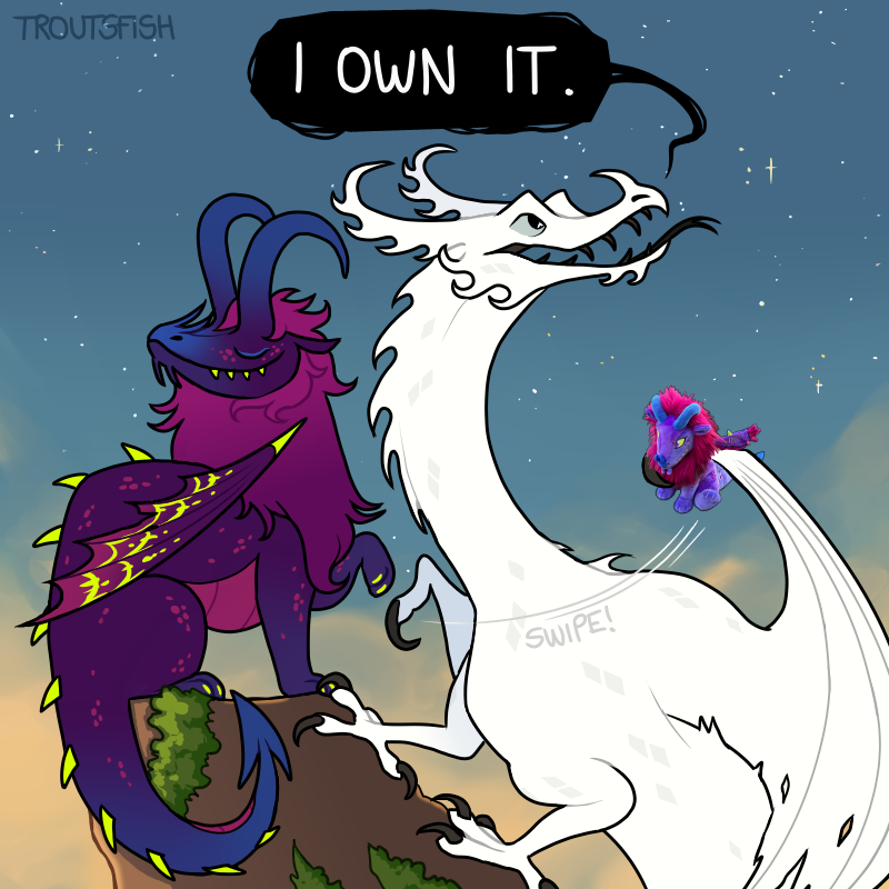 fishtrouts's tweet photo. (3/3) Grym has been in the works with Youtooz for over a year, and this beautiful, self-absorbed wyrm has finally clawed his way into the physical plane! 👑 https://t.co/42r7HN5uYN