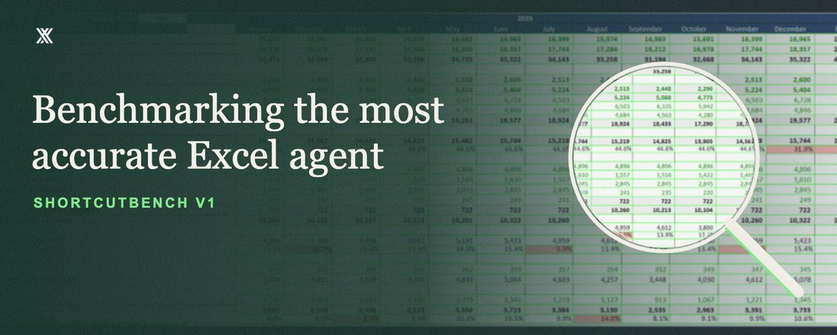 Benchmarking the most accurate Excel agent: ShortcutBench V1