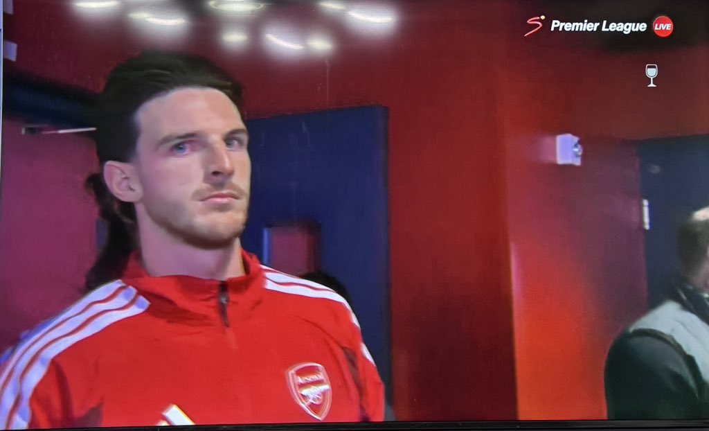 ChelseaLover_'s tweet photo. Declan Rice before kick off

#ARSCOV https://t.co/FDdpydBQ9S