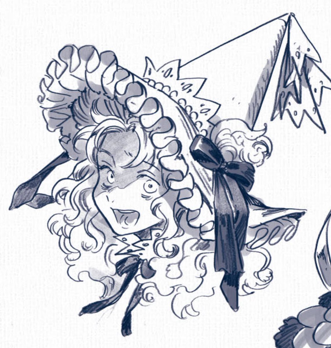 cocagott's tweet photo. her hat is just a personalized version of healer witches hat https://t.co/x0O5Lnep1w