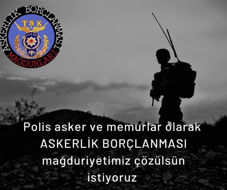 Cm40881Cm's tweet photo. @ozgurerdursun Sn @ozgurerdursun Bey

Vatan için savaşan 
Vatan için şehit olan 
Derneği ve sendikası olmayan 
#AskerlikBorçlanması mağduru 
Memurlar olarak  
mağduriyetimizi dile getirdiğiniz için çok teşekkür ederiz

Devlet Büyüklerimize Sesleniyoruz 
 
Artık mağduriyetimiz çözülsün istiyoruz https://t.co/JRTLpfyoxw