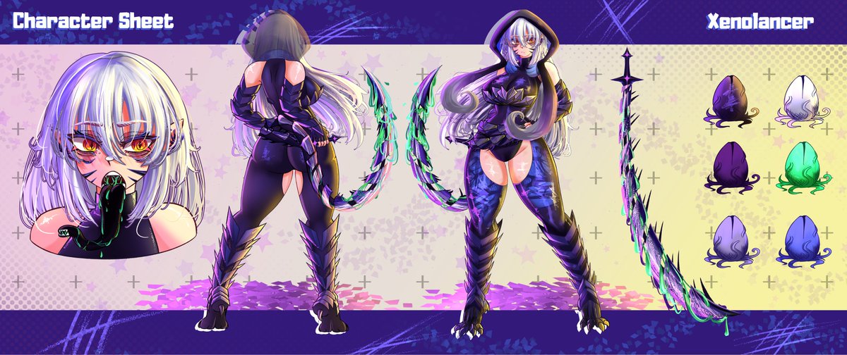 Xeno_lancer's tweet photo. @kachikokana2 💜💜 https://t.co/hwGTY8UlJr