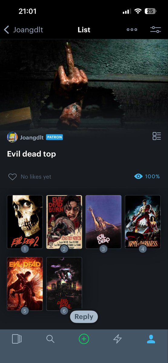 NotWantTV's tweet photo. Top evil dead d’ailleurs evil dead rise tu es nul nul nul https://t.co/Ipmt8CcTaD