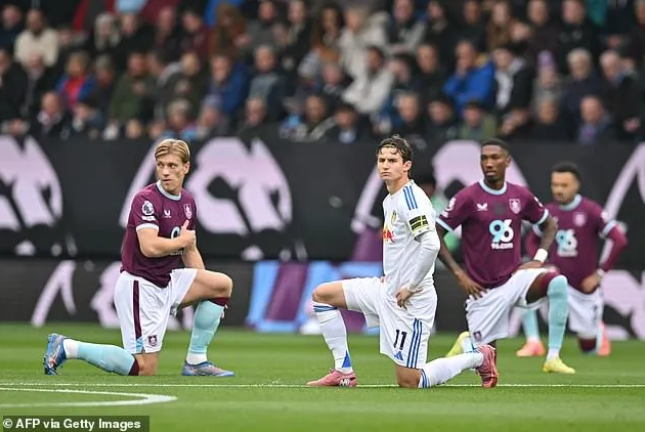 JamesPGoddard90's tweet photo. Premier League Footballers To Take The Knee For Black History Month

Premier League clubs are set to take the knee before kick-off for the next two rounds of fixtures in October 2026 as part of the No Room for Racism campaign during Black History Month in the UK.

They didn't make this gesture for Henry Nowak an 18-year-old WHITE university student MURDERED by a SIKH INVADER did they?

No, they didn't. The fact they are willing to get on their knees for blacks but ignore the plight of white people tells you everything you need to know

STOP giving them your hard earned money