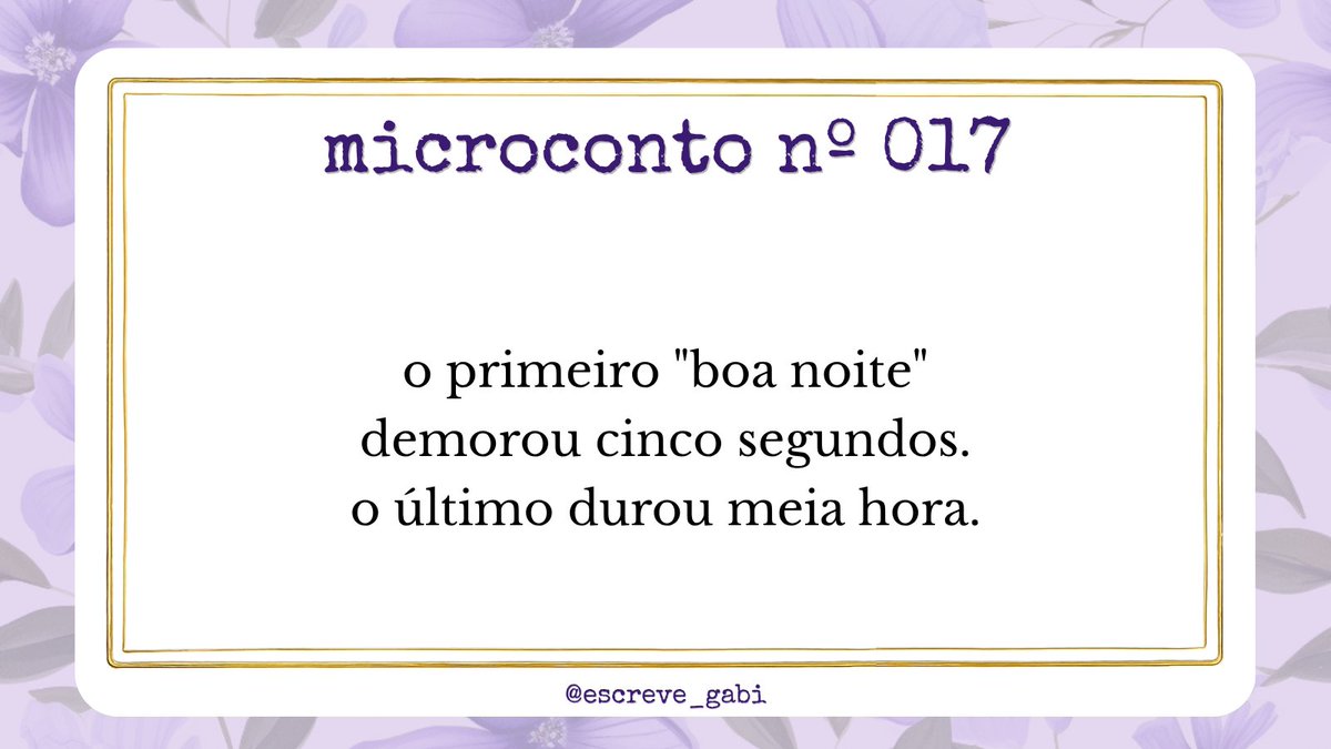 escreve_gabi's tweet photo. ✍️ Pequenas histórias sobre grandes sentimentos.
#microconto #romance #livros https://t.co/hEAbal7zHI