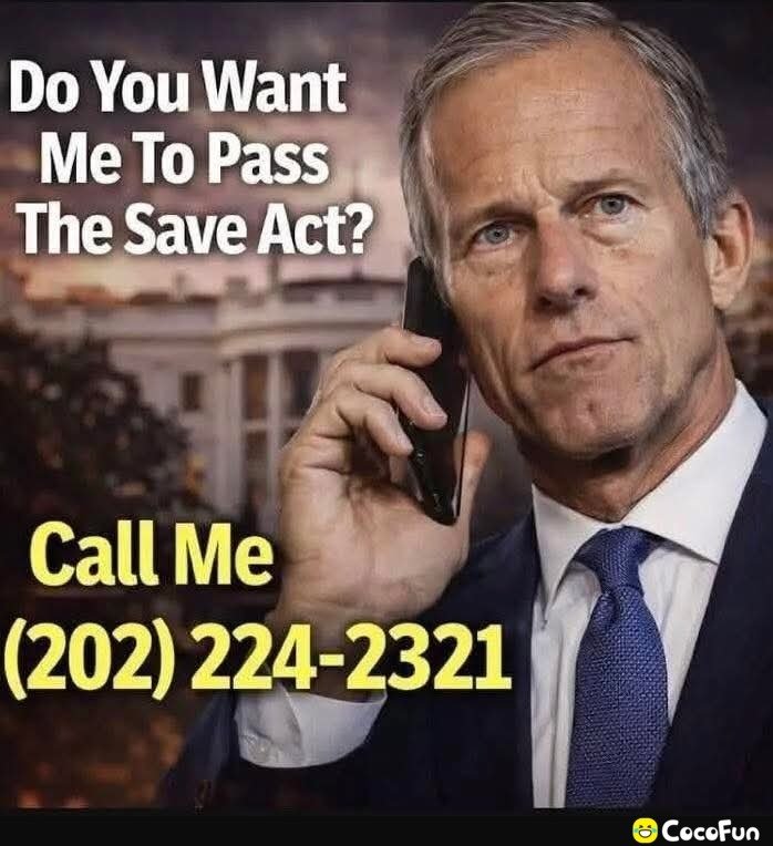 clsteph6309's tweet photo. @southgrace427 @LeaderJohnThune @SenateGOP Leader by title only https://t.co/oYolQT9VG3