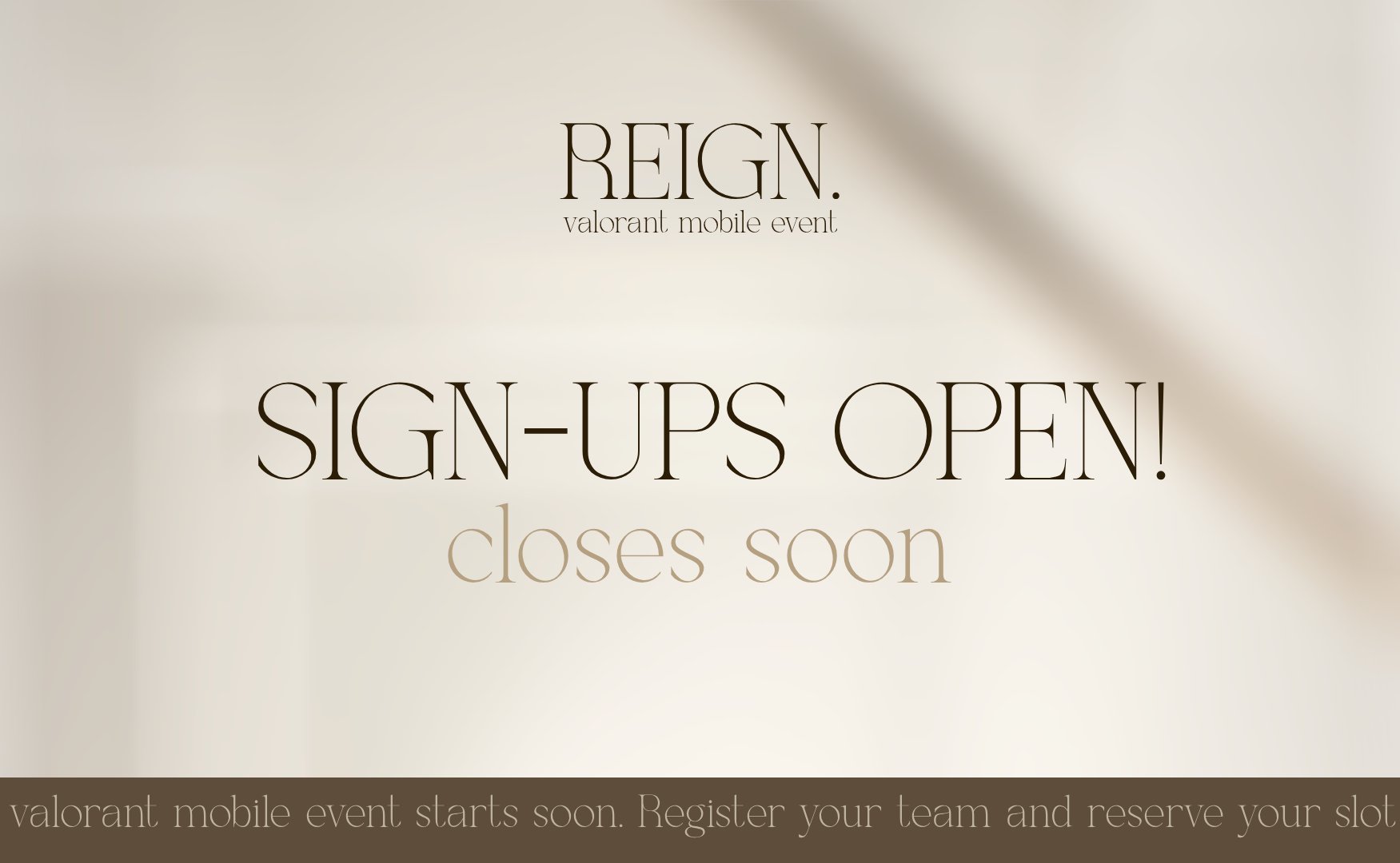 REIGN VALORANT Mobile Cup Season 0 Open - Image 2