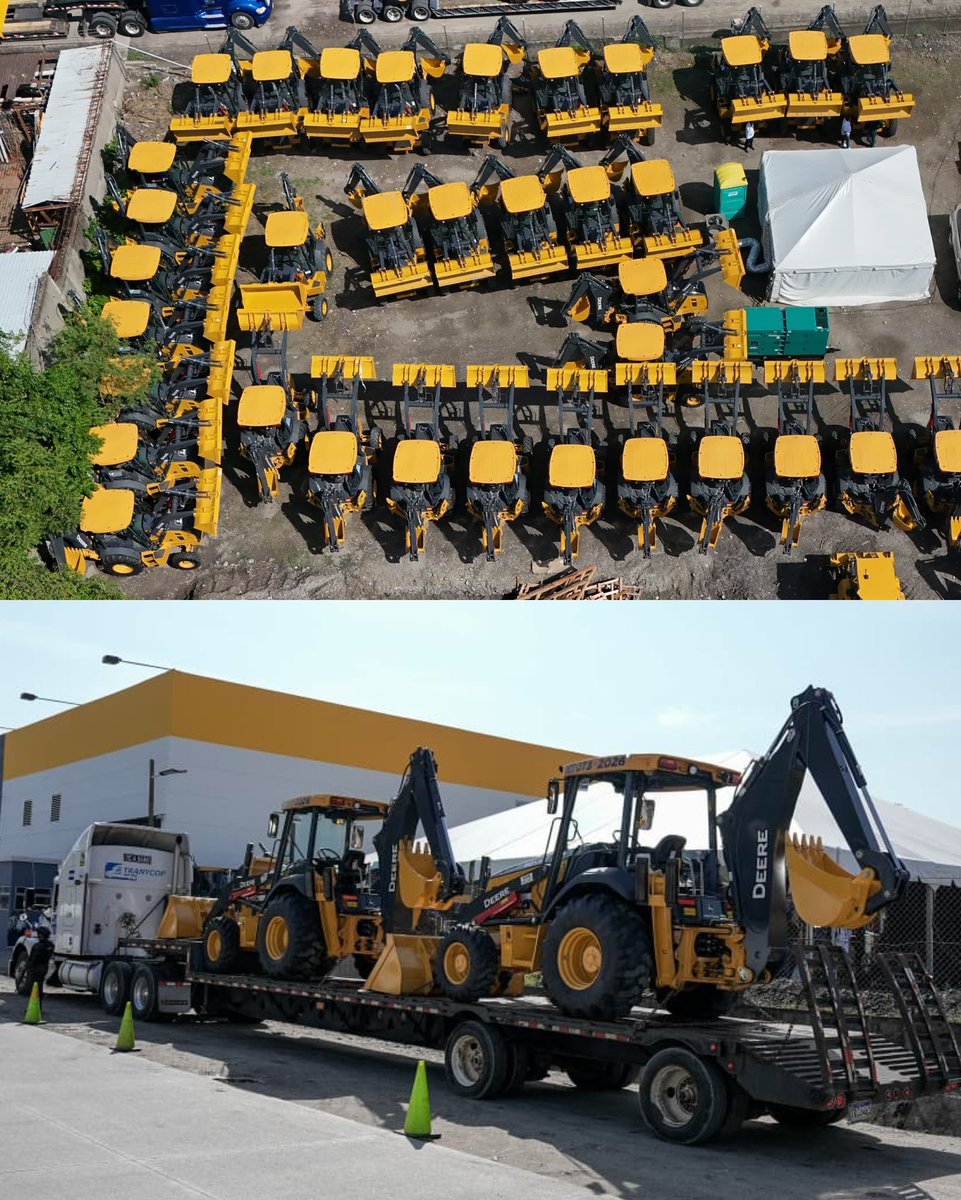 TommyZambranoM's tweet photo. 🚜 ¡Más maquinaria significa más obras y más respuestas para nuestra gente! 🇭🇳

Hoy acompañamos al presidente @papialaorden en la primera entrega de maquinaria a las municipalidades, una herramienta que permitirá fortalecer a nuestros alcaldes y avanzar con proyectos que transformen nuestras comunidades.

¡Cuando trabajamos juntos, Honduras avanza! 💪🏻🇭🇳