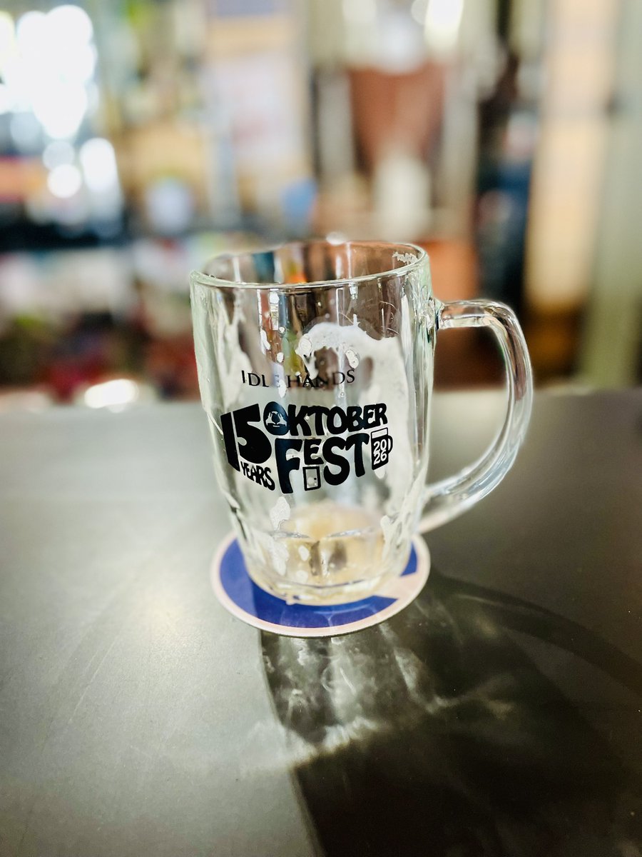 MassBrewBros's tweet photo. Polished off the first Brocktoberfest beer of the season at @idlehandsbeer in this sweet souvenir anniversary mug that is available for preorder here: https://t.co/0Z8QTzRFdh

Celebrate 15 Years of Beers and Oktoberfest at Idle Hands Sept. 12 🍻 https://t.co/w0ocxLXQZ6