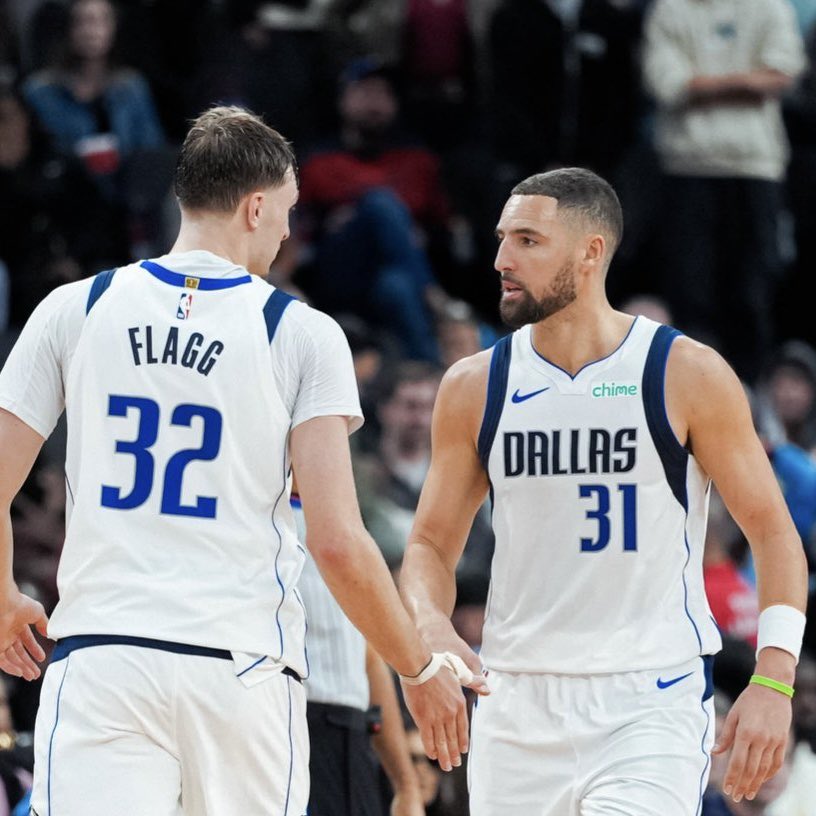 MavsMuse's tweet photo. Thank you for everything, Klay 💙 https://t.co/RI9bDBVUBe