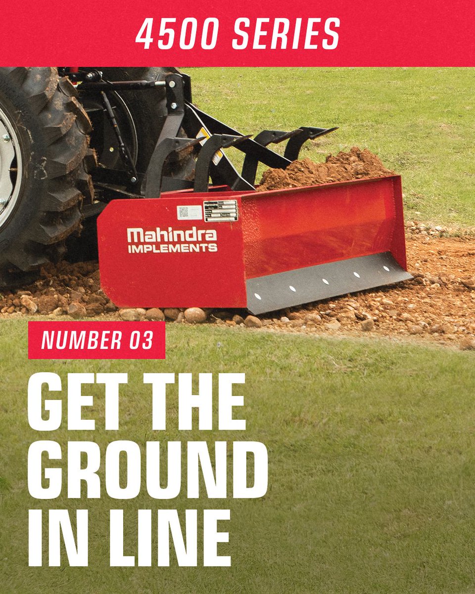 OkcMahindra's tweet photo. The 4500 Series was built for the jobs that demand more. See the top 5 jobs it's built for, and then find yours at your local https://t.co/3AZ5hX2aQf us today at (405) 872-2867
.
.
.
#MahindraROXOR #BuiltLikeNothinElse #TractorLove #FarmEquipment #Discover #Focused https://t.co/yZ97Zeo3QF