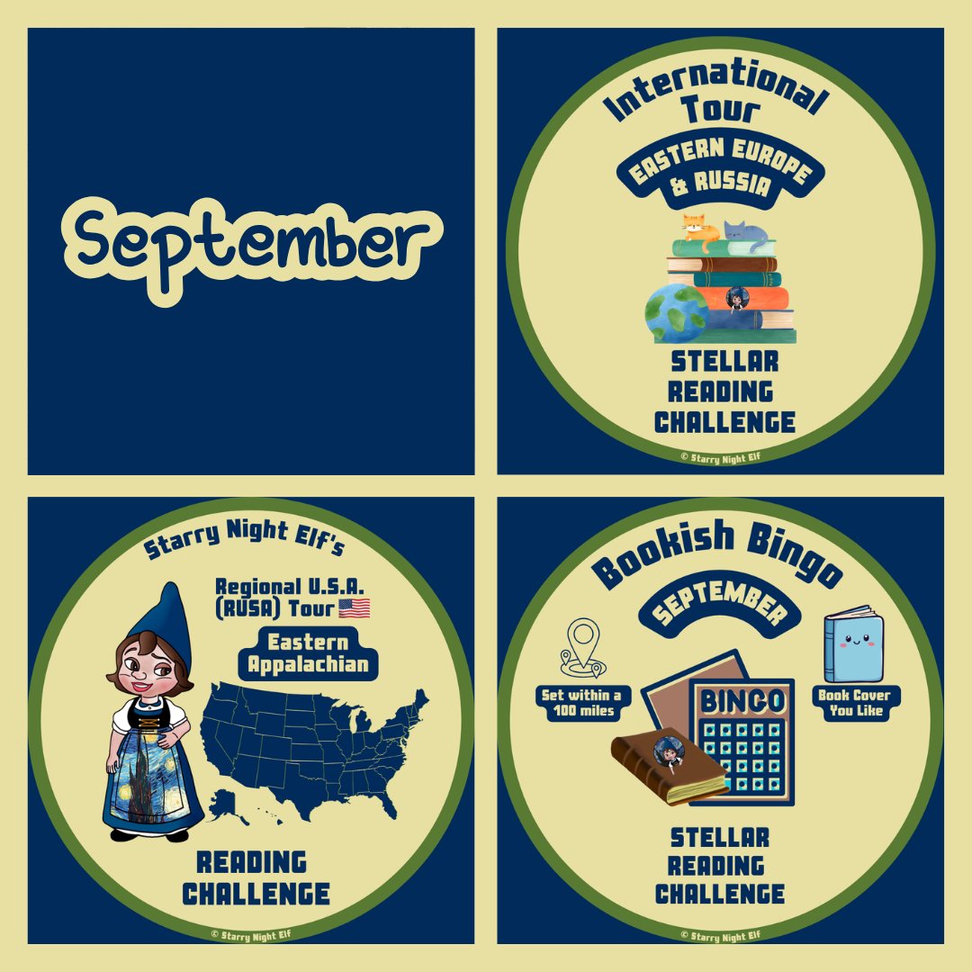 starrynightelf's tweet photo. Starry Says Episode # 194 presents September prompts for 2 tours and 2 bookish bingo prompts! Check it out here! https://t.co/f9fIRWM7lg https://t.co/hEtHossBQu
