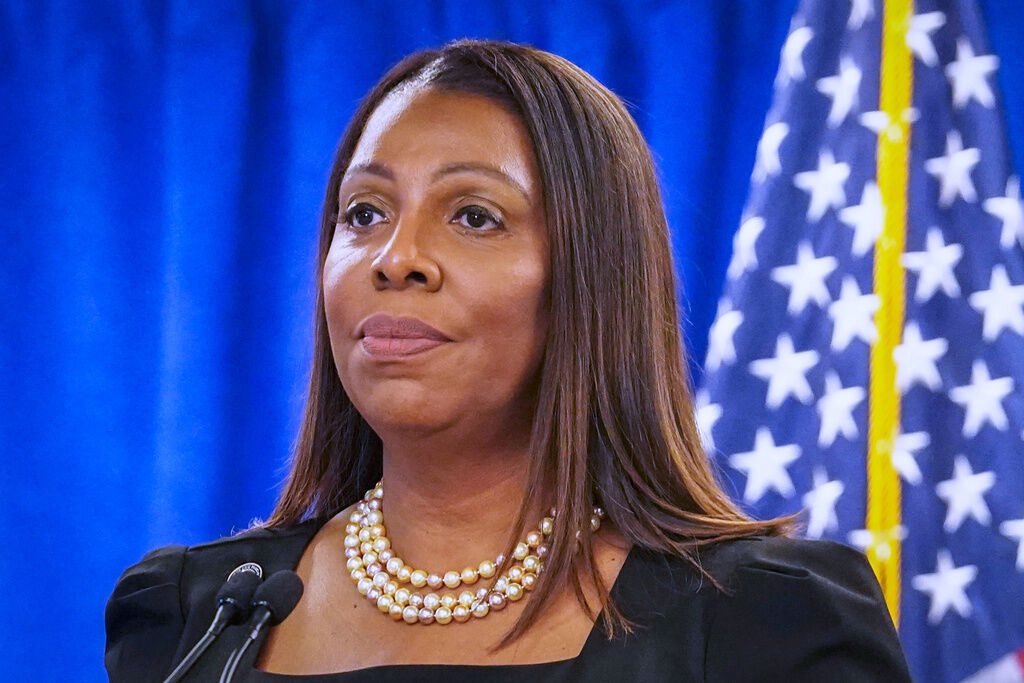 RpsAgainstTrump's tweet photo. NEW: A federal appeals court on Friday said the top federal prosecutor in the Northern District of New York was unlawfully serving in his role when he subpoenaed New York Attorney General Letitia James as part of two investigations into her last year. 

In a 2-1 decision, the U.S. Court of Appeals for the 2nd Circuit ruled against John Sarcone, who has been leading the U.S. Attorney's Office in Albany for more than a year—CBS News