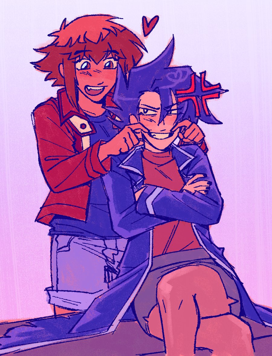 croissantism's tweet photo. im falling behind on my gx rivalship art.... https://t.co/nd9iMB3HrG