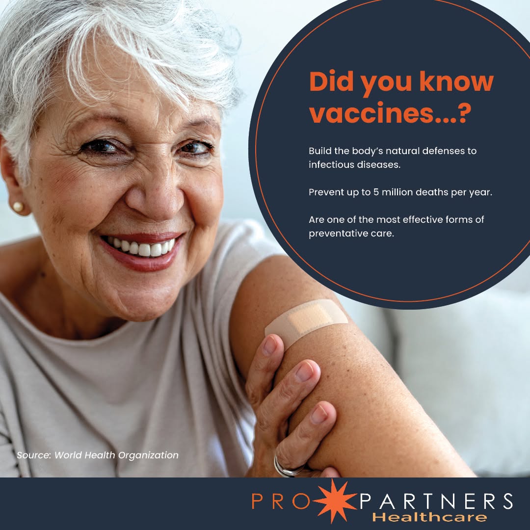 ProPartnersHC's tweet photo. August is National Immunization Awareness Month, which means now is an ideal time to check if your family is current on vaccinations? https://t.co/tYVqj5VDKs