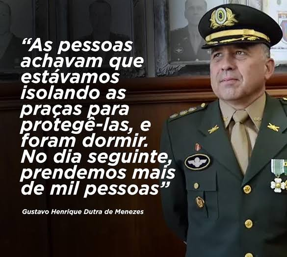 o_incensuravel's tweet photo. Isso aqui por si só é o suficiente para fazer qualquer pessoa com um mínimo de decência nunca cogitar ou desistir de trilhar uma carreira militar no Brasil. https://t.co/2pRhXaK9du