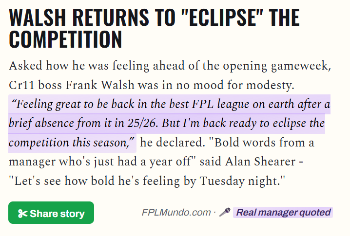 fplmundo's tweet photo. 🟦Joao Pedro dominates GW1 squads in the Rockstar's Allstars, with @FPLFocal, @hailcheaters and @fpl_peptalk the only of the 80 not selecting the striker
😛@Gemmabaggies name a maverick lineup, causing Joe Hart to query whether the "FPL website crashed"
PRESS CONFERENCES
🗣️Szoboszlai "too deep" to justify a spot in Fellas XI, according to @FPLFella 
❌Admin @FPL_Rockstar "empty chairs" his own league's Press Conference in GW1
🗣️@Frankwalsh82 "back in the best FPL league on earth" and ready to "eclipse the competition" 💪

Full GW1 Prematch stories and lineups at https://t.co/jGbbwuHhOq

If any other managers want to try Press Conferences (occasional email questions, just reply to be quoted!) -  you can self-register in the Manager Profiles section of the edition OR send your email address to Rockstar or myself via DM and we can add you!